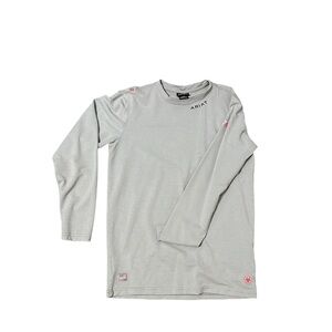 Ariat FR long sleeve shirt (fire resistant), silver, M
